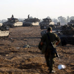 قابض اسرائیلی فوج کی فلسطین کے محصور شہر غزہ کی پٹی کے شمال اور جنوب کے اطراف سے داخل ہو کر گولہ باری
