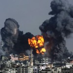 پیر کے روز اسرائیلی فوج نے غزہ میں 30 فضائی حملے کی