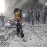 شامی طیاروں کی بمباری، 45 بیگناہ شہری جاں بحق