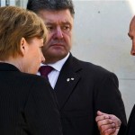 یوکرائن کے صدر Petro Poroshenko  15 جنوری کو روسی صدر ،جرمن چانسلر اور فراسیسی صدر سے ملاقات کریں گے