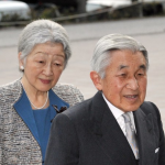 جاپان کے شہنشاہ  Akihito اور ملکہ Michiko