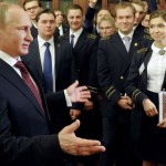 روسی صدر پیوٹن نے St Petersburg  شہر میں یونیورسٹی کے طالب عملوں سے خطاب کرتے ہوئے