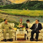 سربراہ پاک فوج جنرل راحیل شریف نے چینی وزیر خارجہ Wang Yi سے ملاقات کی
