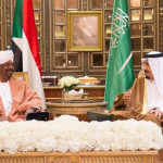 سعودی عرب کے فرمانروا شاہ سلمان بن عبد العزیز اور سوڈان کے صدر عمر حسن البشیر