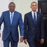 کینیا کے صدر اہرو کینیاٹا  اور امریکہ کے صدر باراک اوباما