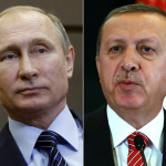 روسی صدر ولادی میر پیوٹن اور ترکی صدر رجب طیب اردگان