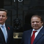 پاکستانی وزیر اعظم نواز شریف اور برطانوی وزیر اعظم ڈیوڈ کیمرون