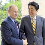 روسی صدر ولادیمیر پیوٹن اور جاپانی وزیر اعظم شنزو آبے