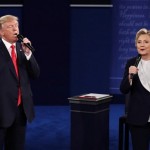 ہیلری کلنٹن اور ڈونلڈ ٹرمپ کے درمیان مباحثہ