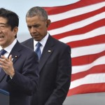 جاپانی وزیر اعظم شنزو آبے اور امریکی  صدر باراک اوباما