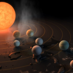 ایک ستارے کے گرد زمین جیسے 7 سیارے دریافت کرنے کا اعلان کیا ہے جہاں کا ماحول زندگی کے لیے سازگار ہو سکتا ہے