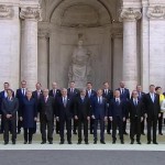 معاہد روم کے 60 ویں سالگرہ کے جشن میں یورپی یونین کے 27 ممالک کے سربراہان کی شرکت