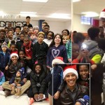 سابق امریکی صدر باراک اوباما سانتاکلاز بن گئے، واشنگٹن ڈی سی کے ایک سنٹر میں بچوں کے درمیان تحائف تقسیم کئے