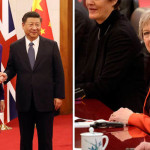 برطانوی وزیرا عظم تھریسامے اور چینی صدر شی جن پنگ