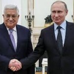 فلسطینی صدر محمود عباس اور روسی صدر ولادیمیر پیوٹن