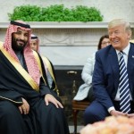 سعودی ولی عہد شہزادہ محمد بن سلمان اور امریکی صدر ڈونلڈ ٹرمپ کی فائل فوٹو