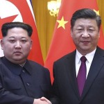 شمالی کوریا کے سربراہ کم جونگ ان اور چینی صدر شی جن پنگ