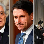 اٹلی کے صدر سرجیو ماٹاریلا اور نومنتخب وزیر اعظم گوئسپے کونٹے