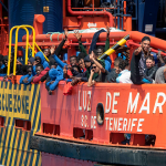 اکیس  اکتوبر تک 45145  مہاجرین بحیرہ روم کے راستے اسپین پہنچے