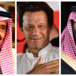 پاکستان کے وزیر اعظم عمران خان ، سعودی عرب کے شاہ سلمان بن عبدالعزیز اور سعودی ولی عہد محمد بن سلمان
