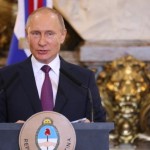 روسی صدر پیوٹن سالانہ نیوز کانفرنس سے خطاب کرتے ہوئے
