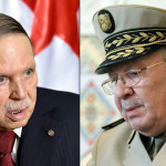الجزائر کے آرمی چیف جنرل احمد قائد صالح  اور صدر عبد العزیز بوتفلیقا
