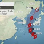 جاپان کے شمالی علاقے سمندری طوفان کروسا کی زد میں ہیں