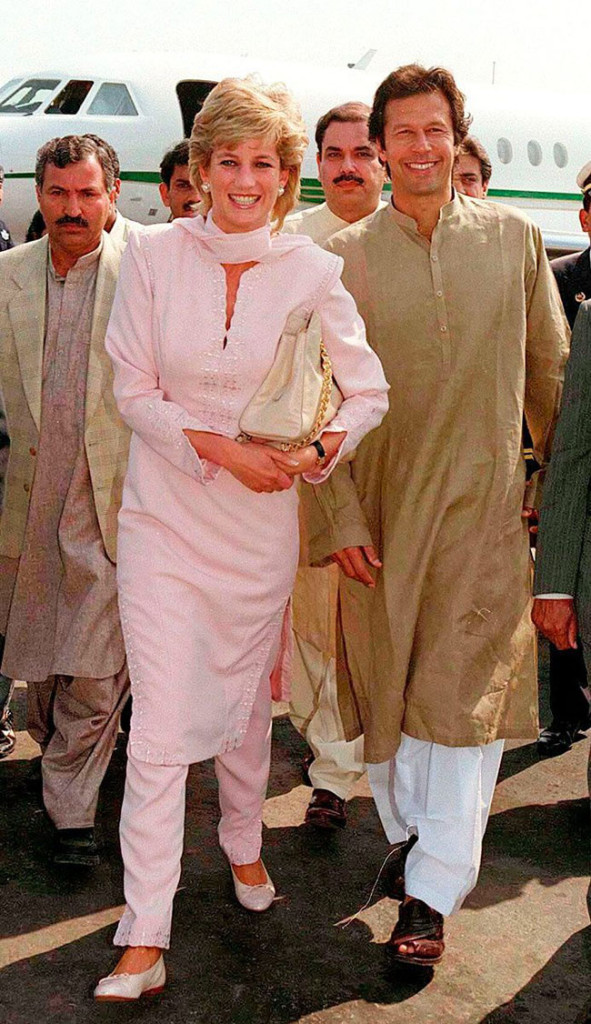 اکیس فروری 1996ء کو پرنسس آف ویلز لیڈی ڈیانا اپنے خالصتاً نجی دورے پر موجودہ وزیر اعظم عمران خان کی خصوصی دعوت پر 3 روز کے لیے پاکستان آئیں تھیں