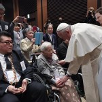 پوپ فرانسس کی متاثرین فوکو شیما سے ملاقات