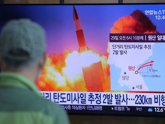 شمالی کوریا نے ساحلی شہر وون سان سے جاپان کے سمندر میں دو بیلسٹک میزائل فائر کیے