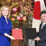برطانوی وزیر تجارت لز ٹروس اور جاپانی وزیر خارجہ ٹوشیمٹسو موٹیگی نے اس معاہدے پر دستخط کئے