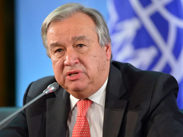 اقوام متحدہ کے سکریٹری جنرل انتونیو گوتیرس